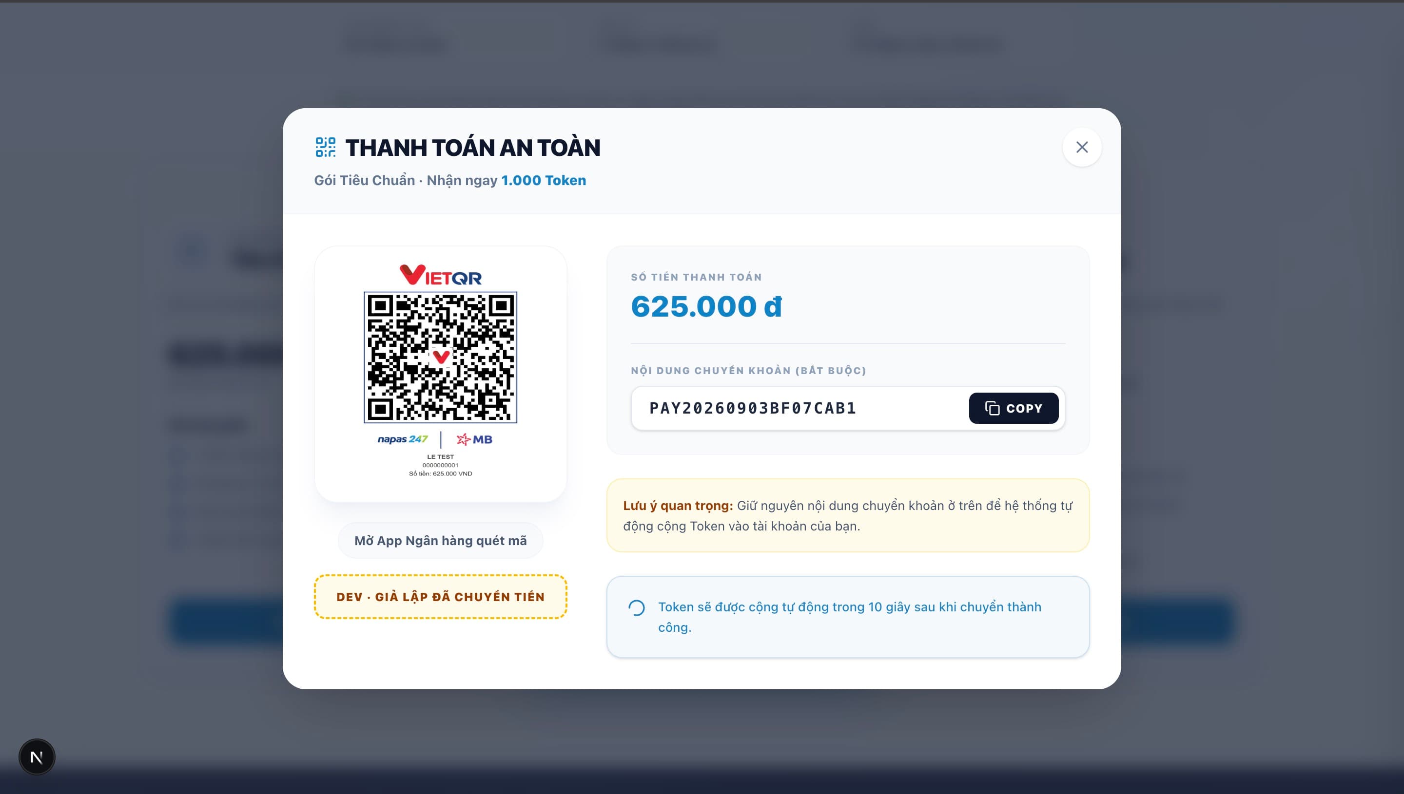 SePay Payment Integration